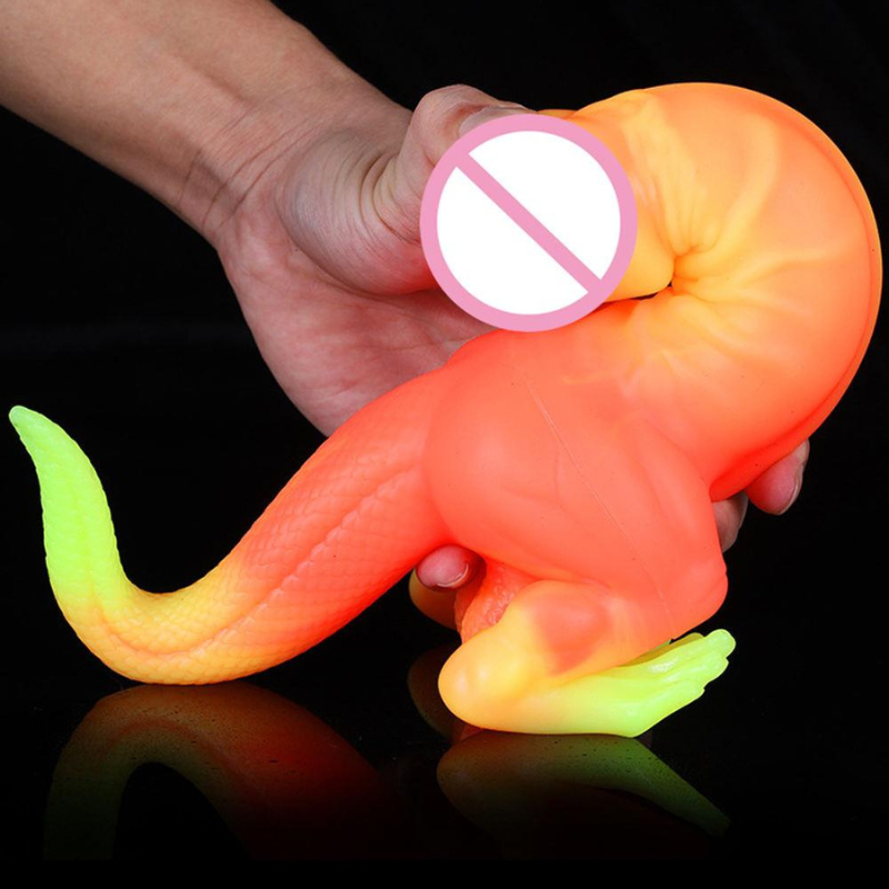 GLOW IN DARK Tyrannosaurus Dildo Sex Toys