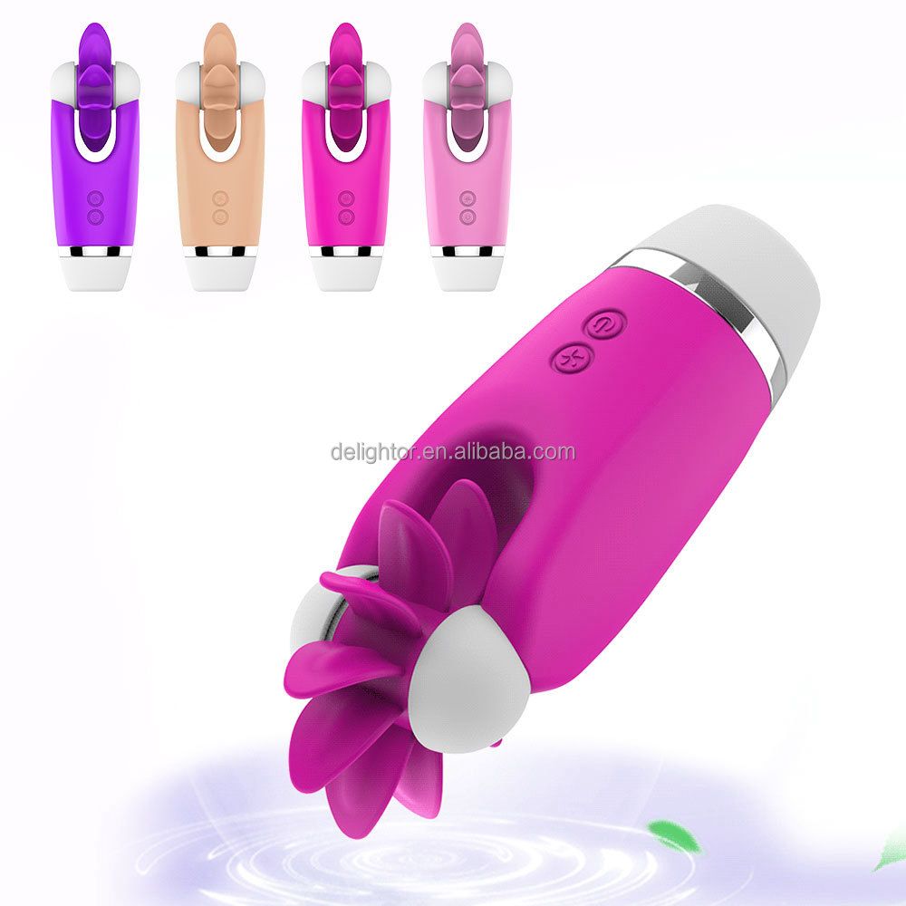 Soft rotating clitoral vibrator