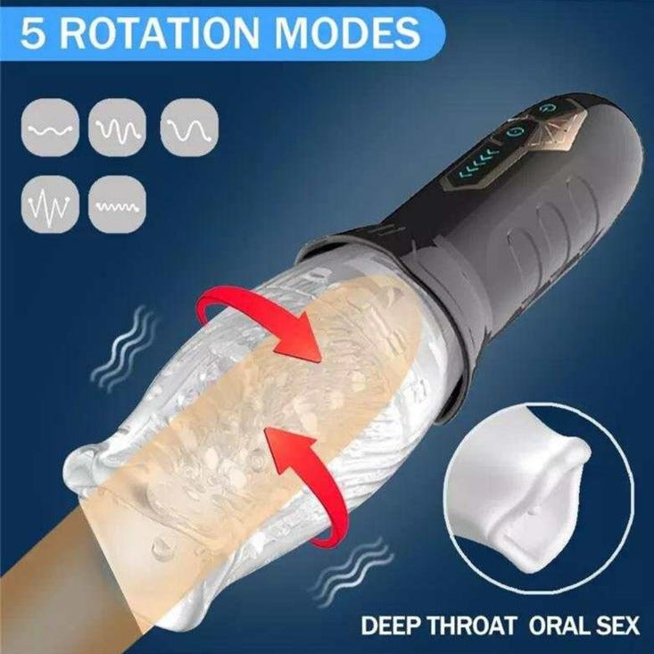 Male masturbator oral sex toy