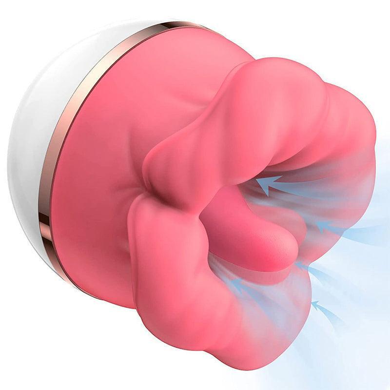 Sucking and Vibrator-Pink&Red