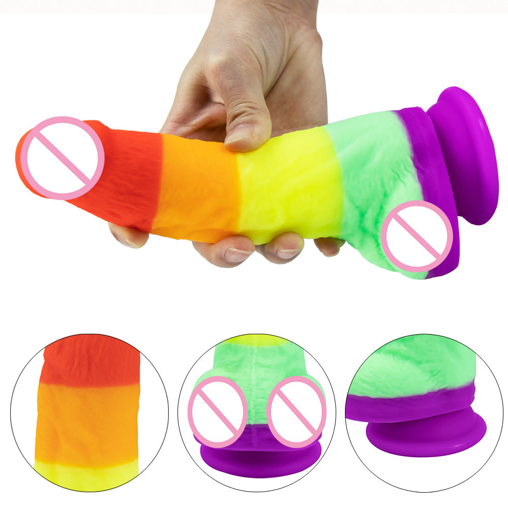 Huge Multicolor Dildo