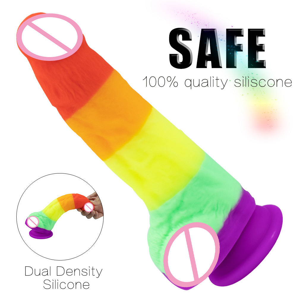 Huge Multicolor Dildo