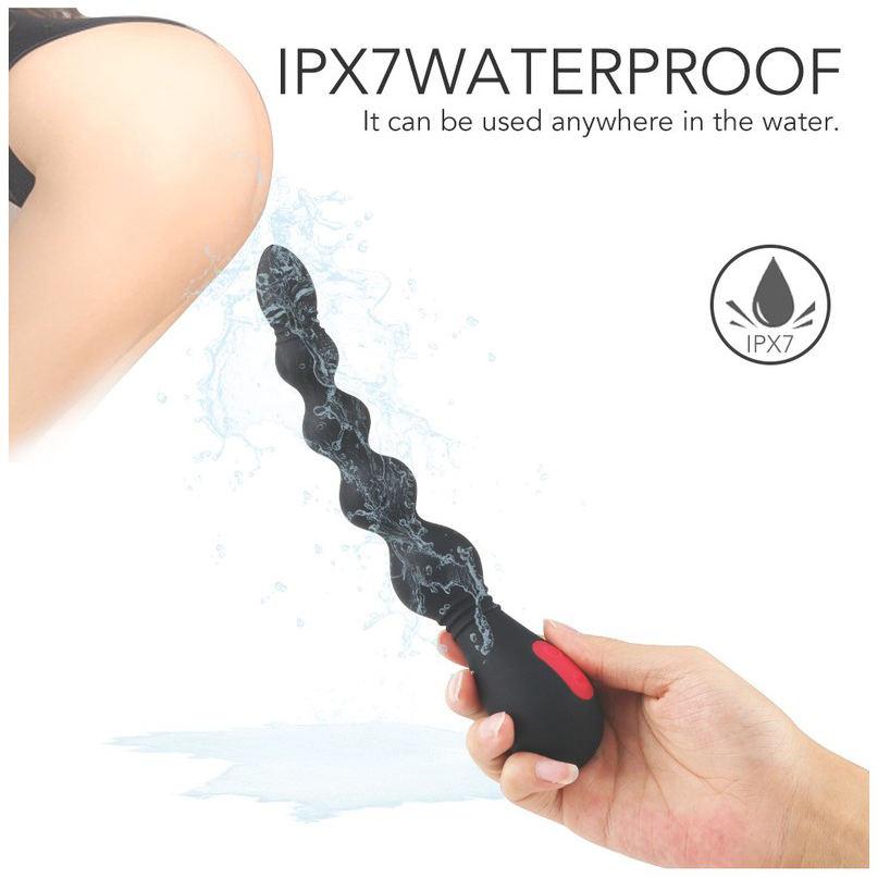 Silicone Anal Bead Vibrating Plug Strip