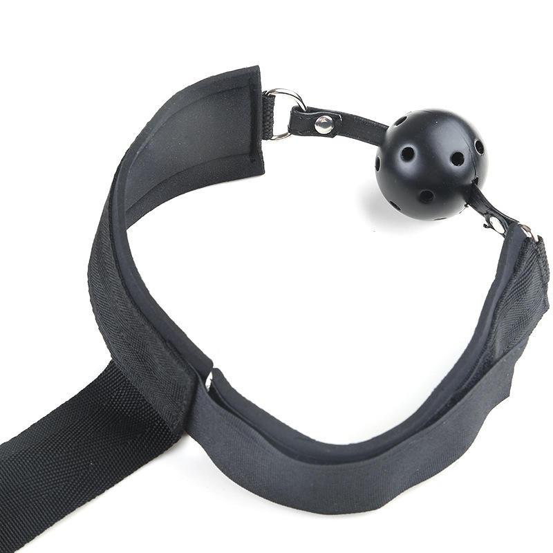 Black -BDSM Neck Bondage Restraint Bondage Fetish Slave