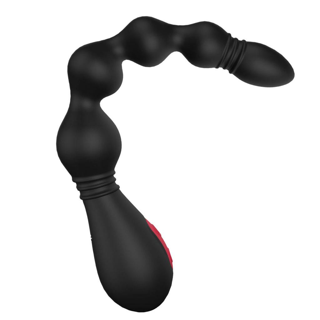 Silicone Anal Bead Vibrating Plug Strip