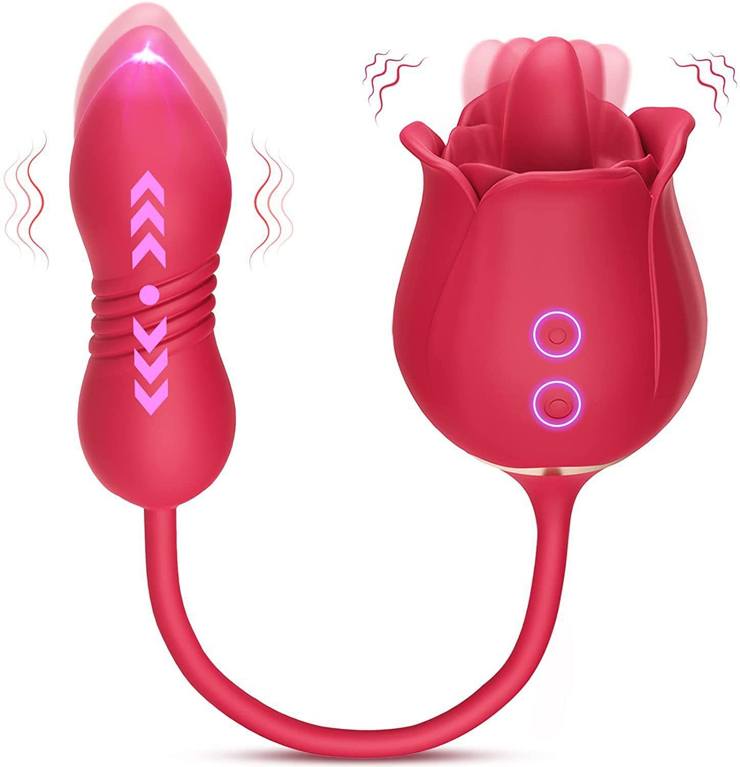 Rose Clitoral Licking Vibrator