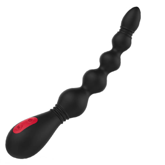 Silicone Anal Bead Vibrating Plug Strip