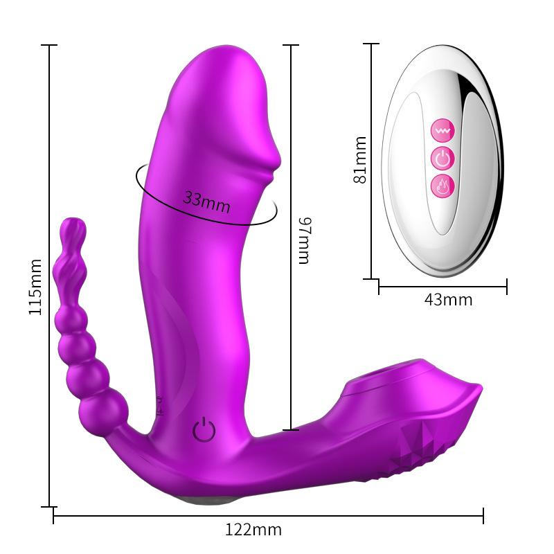 Dual Vibrator  -Pink,Purple & Red