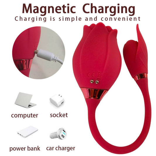 The Rose Shape Vagina Sucking