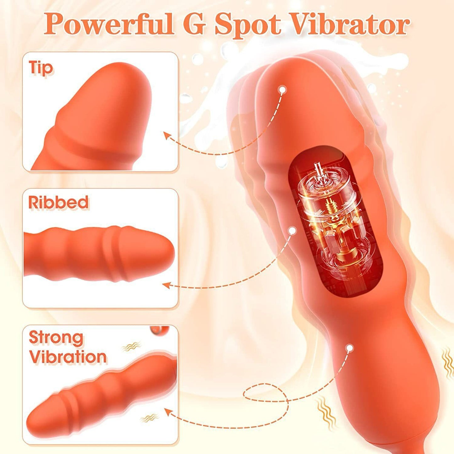 Two in one Thrusting Vibrator