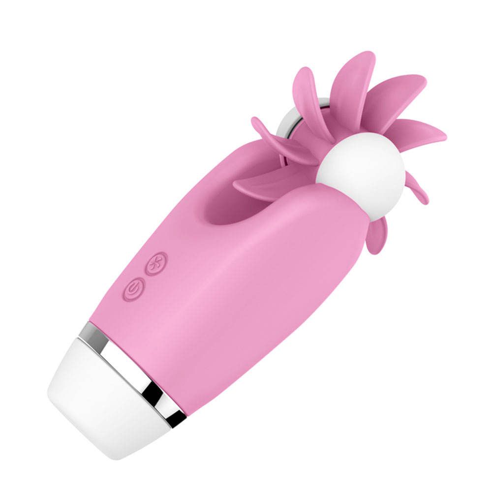 Soft rotating clitoral vibrator