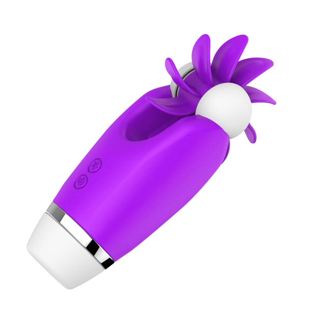 Soft rotating clitoral vibrator