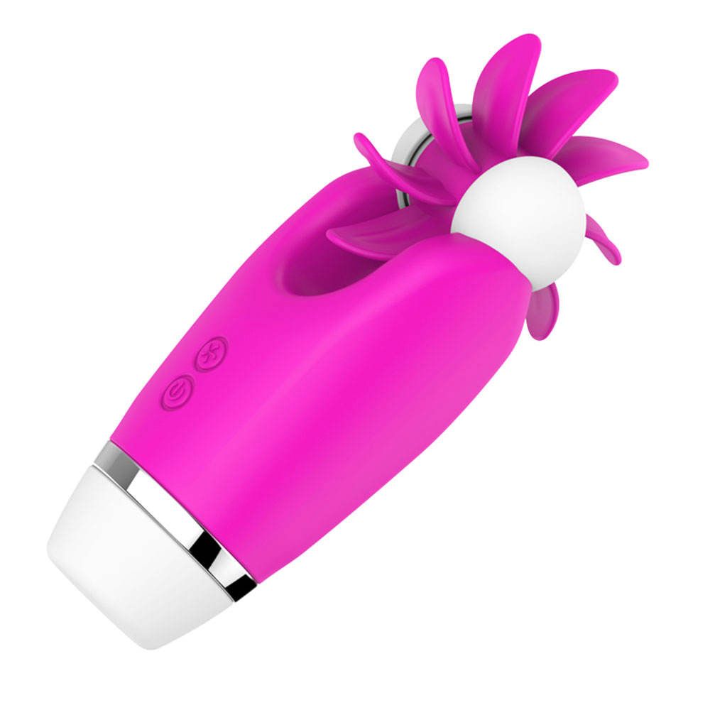 Soft rotating clitoral vibrator