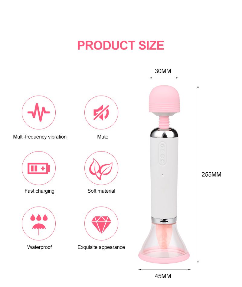 Heated licking/sucking vibrator