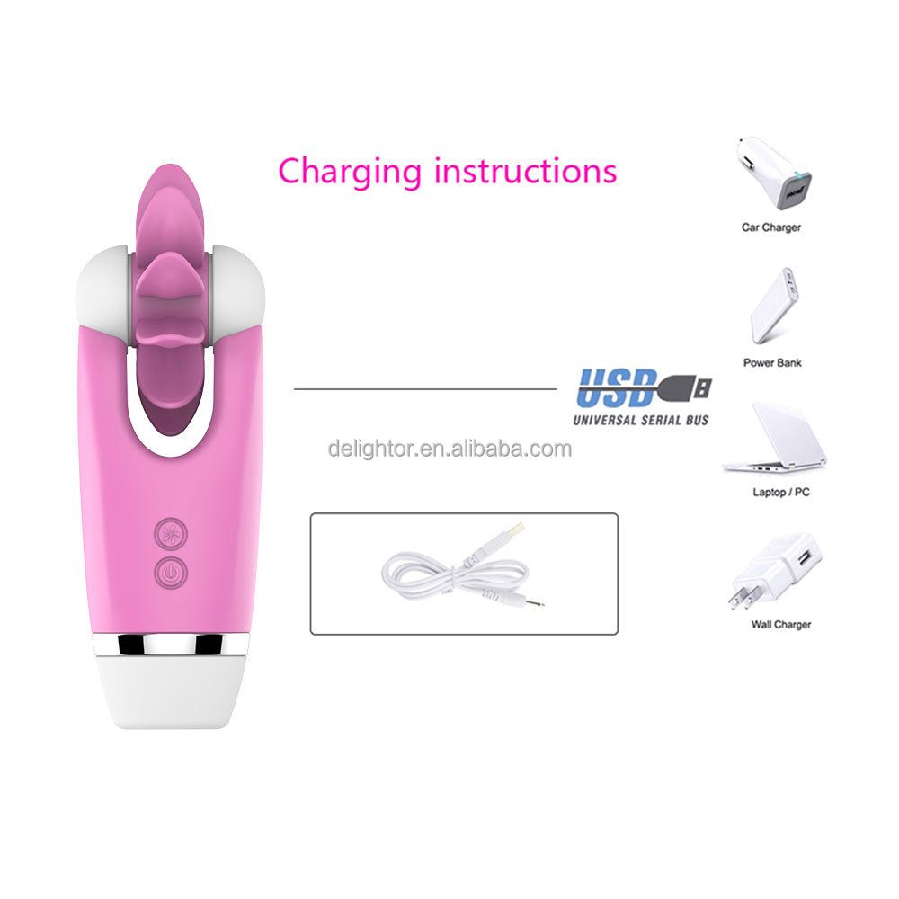 Soft rotating clitoral vibrator