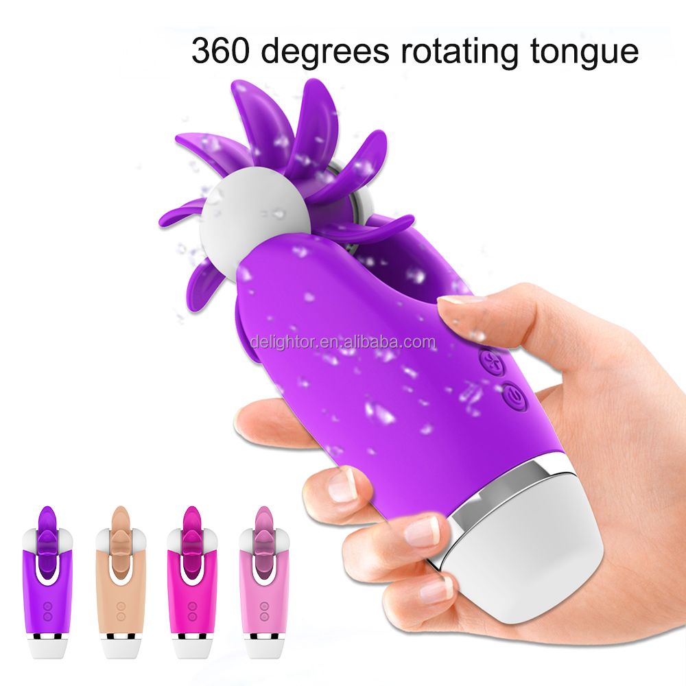 Soft rotating clitoral vibrator