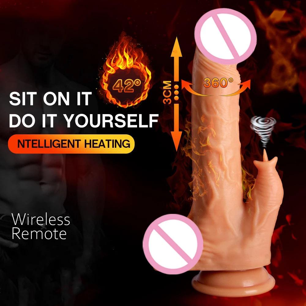 Rotating Tongue Licking Realistic Dildo