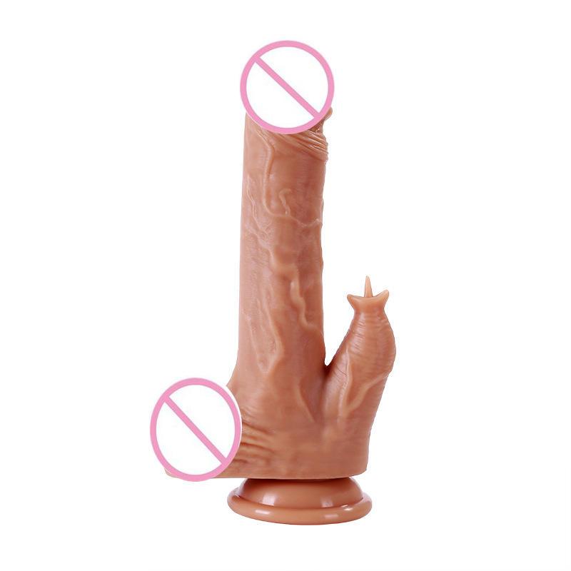 Rotating Tongue Licking Realistic Dildo